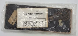 Vintage Top Notch Leather Billfold Kit, #4001, Tandy Warehouse Co, NOS - Foto 1 di 6