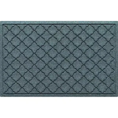 Waterhog Cordova 23 дюйма X 35 дюймов Коврик для дверей помещений и улицы из полиэстера ПЭТ голубые камни - Изображение 1 из 4