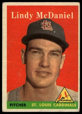 1958 Topps #180 Lindy McDaniel - Image 1 of 2