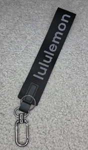 Auténtico Llavero Mujer Lululemon Nunca Perdido Logotipo Hechizado Negro- - Imagen 1 de 3