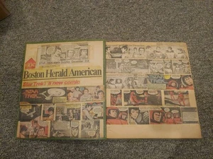 1979 STAR TREK Comic Strip Homemade Scrapbook Book BOSTON HERALD - Picture 1 of 4