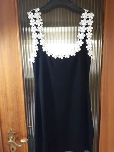 Zara Strickkleid mit weissen blüten grüsse L Neu - Bild 1 von 10