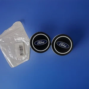 Set of 2 Ford Car Cup Holder Coasters 2.75” New - Picture 1 of 4