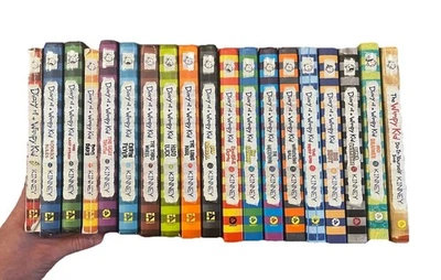 Diary of a Wimpy Kid Book Books Set Lot Hardcover 1-18 Jeff Kinney Paperback - Image 1 of 4