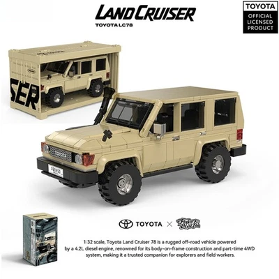 PowerBuild PB8850 LC78 Land Cruiser 1:32 Off-Road Vehicle Model Building Blocks - Image 1 of 4