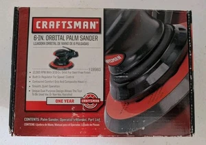 Craftsman 6" Schwingschleifer 12000 U/min 3/16 Zoll Orbit New Old Stock - 919960 - Bild 1 von 17