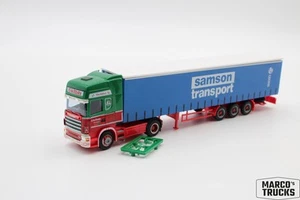 AWM Scania 124 semi-trailer truck "Erik Moldt Samson Transport" Denmark 1:87 /AW - Picture 1 of 1