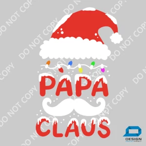 Regalo de Navidad Plancha en Transferencia Pegatina Decoraciones Camiseta Niñas Niños Adultos - Imagen 1 de 6