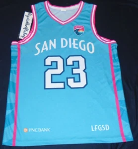 Camiseta estilo baloncesto fútbol San Diego Wave NWSL FC banco PNC adulto grande - Imagen 1 de 2