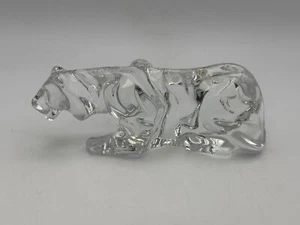 Baccarat Crystal TIGER 5 3/4" Figurine Excellent Condition - Picture 1 of 5