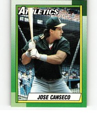 1990 Topps 250 Jose Canseco   Oakland Athletics