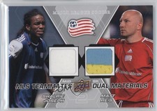 2012 Upper Deck MLS Teammates Dual Materials Matt Reis Shalrie Joseph #TM-NE1