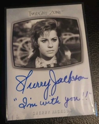 TWILIGHT ZONE AL-37 SHERRY JACKSON AUTOGRAPHED CARD 2020 Edition  - Image 1 of 4