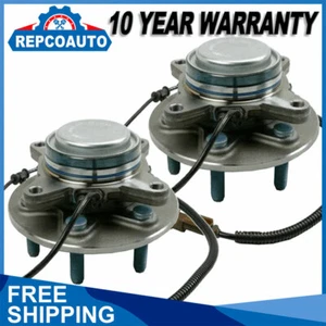 Conjunto de 2 piezas de buje y cojinete de rueda delantera para Ford F-150 2015 2016 6 lengüetas 2x4 - Imagen 1 de 8