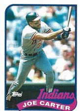 1989 Topps - #420 Joe Carter - Cleveland Indians