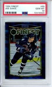 1994 Topps Finest Joe Sakic #69 HOF PSA 10 Low Pop