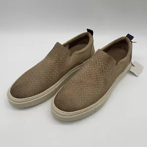 Velez Halbschuhe Mokassin runde Spitze hellbraun Wildleder Leder Design Slipper Schuhe Gr. 41 - Bild 1 von 9