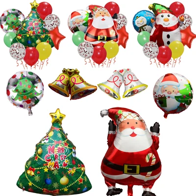 PANNU DESIGN OLAF Xmas Foil Balloons Air or Helium Red &Green Christmas Party Decor Ballons