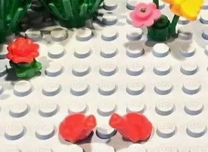 NEW Lego Lot of 2 Red Pet Tree FROGS TOADS x223 Rare Retired Animal Color - Picture 1 of 1