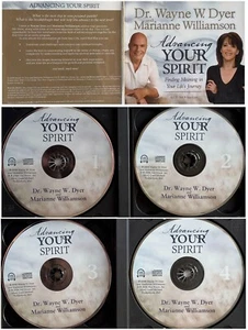 WILLIAMSON M.+DYER W *VG* "ADVANCING YOUR SPIRIT" 2008 US HAY HOUSE 4XCDs - Picture 1 of 1