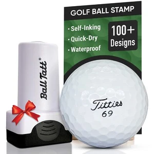 Golf Ball Stamp Self-Inking Golf Ball Stamper Golf Ball Marker Reusable Golf ... - Picture 1 of 7