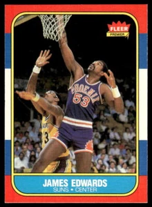 1986-87 Fleer #29 James Edwards BASKETBALL Phoenix Suns - Picture 1 of 2