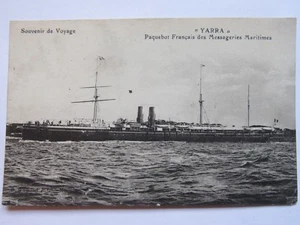05A227 CPA CARTE POSTALE COMPAGNIE DES MESSAGERIES MARITIMES PAQUEBOT YARRA - Bild 1 von 2