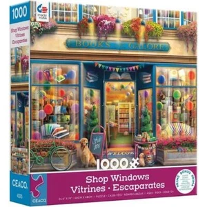 Ceaco Jigsaw Puzzle; Books Galore - Shop Windows series; 1000 pieces; #3173-5 - Picture 1 of 2