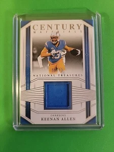 2023 national treasures football Keenan Allen patch Century Materials /99 - Picture 1 of 2