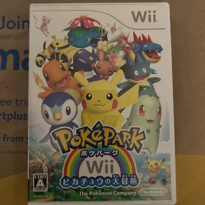 Pokemon Pokepark Wii Pikachu’s Adventure Nintendo Wii Japan Import CIB - Image 1 of 4