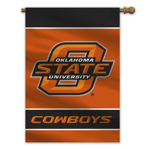 Oklahoma State Cowboys 28x40 Two Sided Banner [NEW] NCAA Flag Yard House Sign Cover