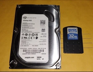 PlayStation 2 500 GB disco rigido PS2 HDD & scheda di memoria - Foto 1 di 9