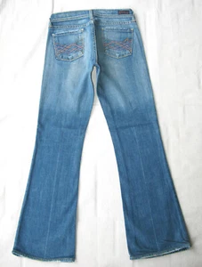 Citizens of Humanity Naomi Low Flare Jeans Wm Gr. 26 blau distressed + Stretch L30,5 - Bild 1 von 9