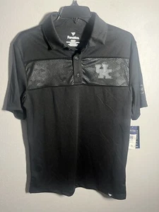Men’s NWT Black Kentucky Wildcats Fanatics Shirt Sleeve Polo - OTH - Size M - Picture 1 of 7