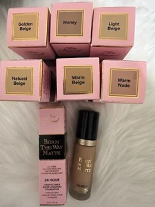 Too Faced Born This Way 24-Hour Matte Longwear Foundation 30ml L1 - YOU PICK - Picture 1 of 4
