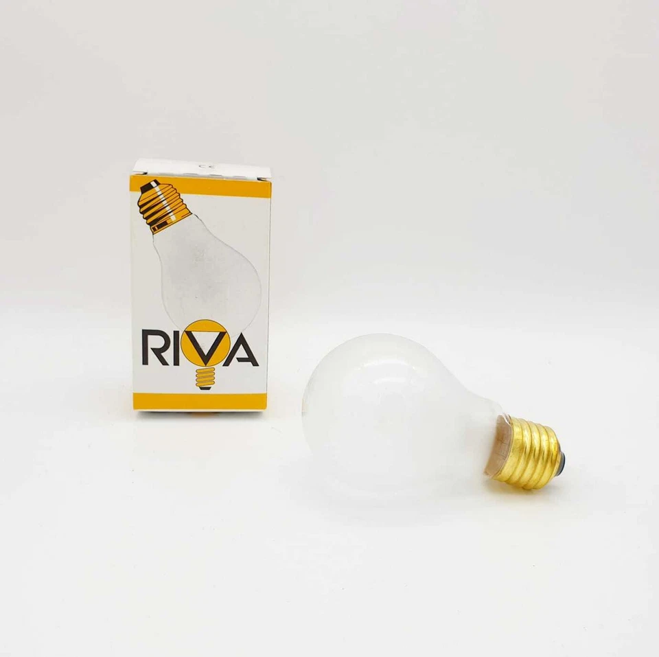 2 x Riva stossfest AGL GLS Standard 110V Glühbirne 25W E27, matt, frosted - Bild 1 von 1