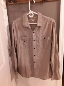 Horny Toad Men's sz M  L/S shirt 100% organic cotton brown GUC 😊FAST SHIP 😊 - Picture 1 of 7