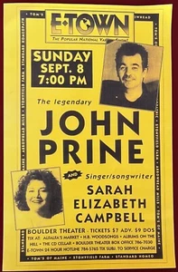 John Prine & 10 1/4 x 16 Bolder City Konzert Poster - Bild 1 von 2