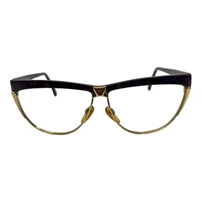 Gafas de sol Oliver Valentino marco solo V569 312 negro dorado lentes ojo de gato H6259 Foto 1 de 4