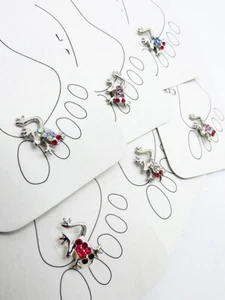 ADORABLE Sparkle Crystals Petite Dainty Silver FROG Invisible Stretch Toe Ring - Picture 1 of 13