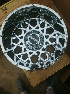 Vision 412 ET -51 Chrome 20x12 8x185 Wheel Free Shipping - Picture 1 of 12