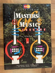 Masters Of Music 1996 Programme Clapton Dylan Etc - Imagen 1 de 1