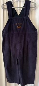 Strasburg Longall Boys 4 Blue Corduroy One Piece Embroidered Football - Picture 1 of 5
