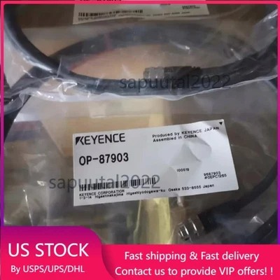 KEYENCE OP-87903 Connection Cable OP87903 New In Box One Free Shipping - Image 1 of 2