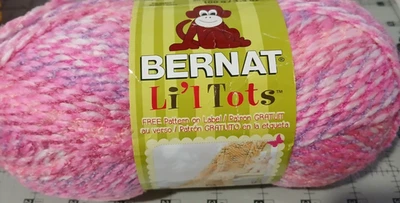 ПРЯЖА BERNAT LI'L TOTS. Цвет # 42415 все розовый - Изображение 1 из 2