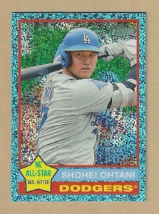 2025 Topps Heritage SHOHEI OHTANI #148 Light Blue Sparkle Refractor Dodgers - Picture 1 of 2