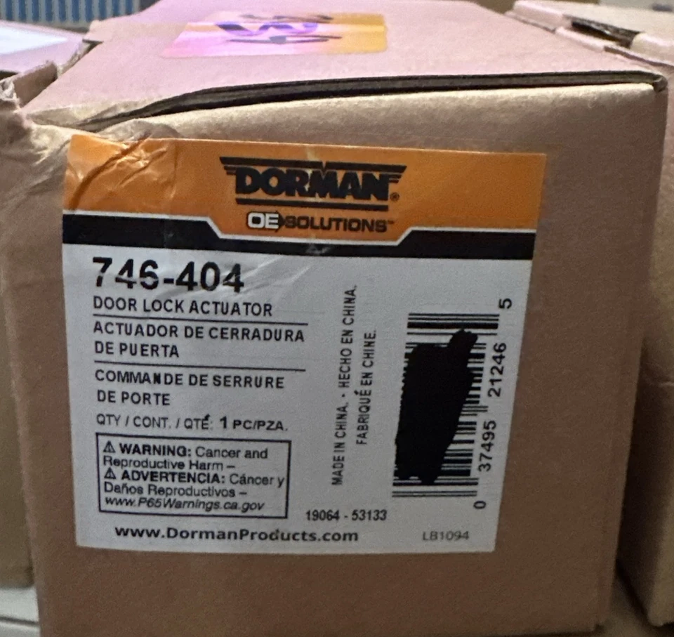 Dorman 746-404 Trunk Lock Actuator Motor fits 2001 - 2010 Volkswagen Touareg - Image 1 of 1
