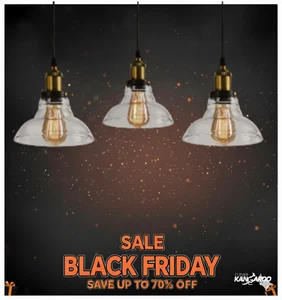 Industrial Decken Lampenschirm Glasschirme für Deckenleuchten Cafe Schlafzimmer - Bild 1 von 25