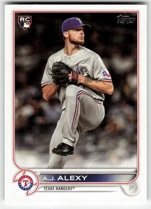 2022 Topps A.J. Alexy #547 RC Texas Rangers - Picture 1 of 2