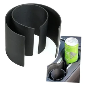 C² Flexible Slim Can Car Cup Holder Adapter Insert ((1-Pack)) - Made in Black - Picture 1 of 7